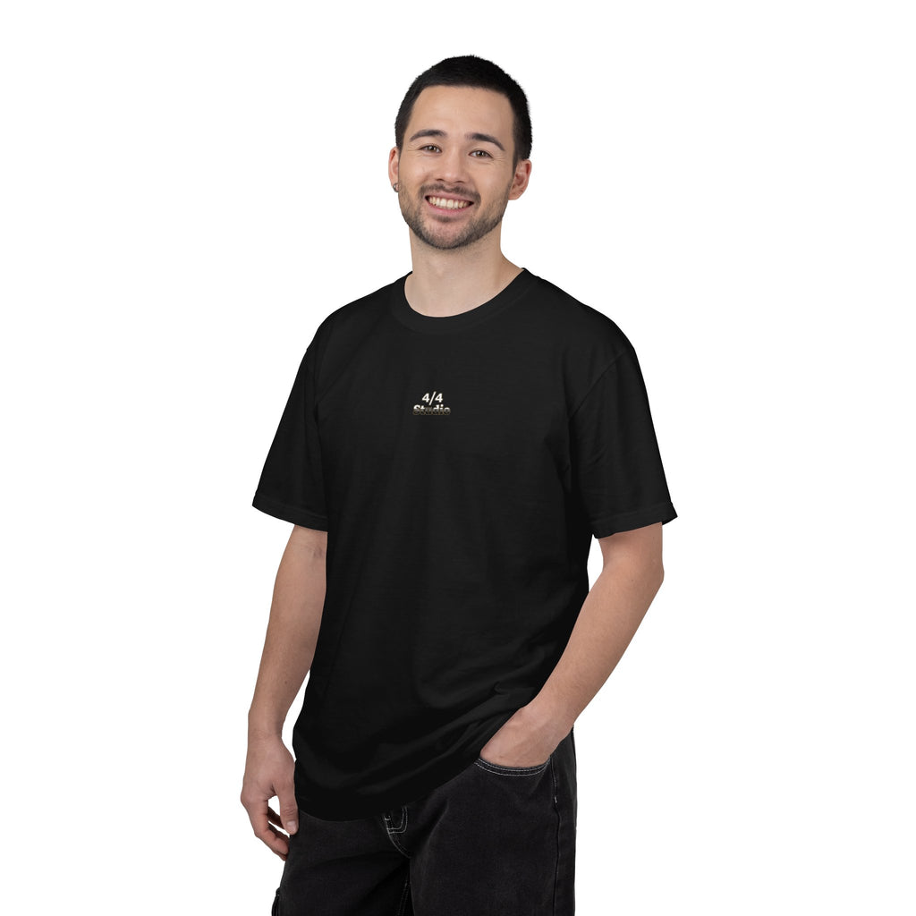 Unisex Garment-Dyed  Black T-shirt