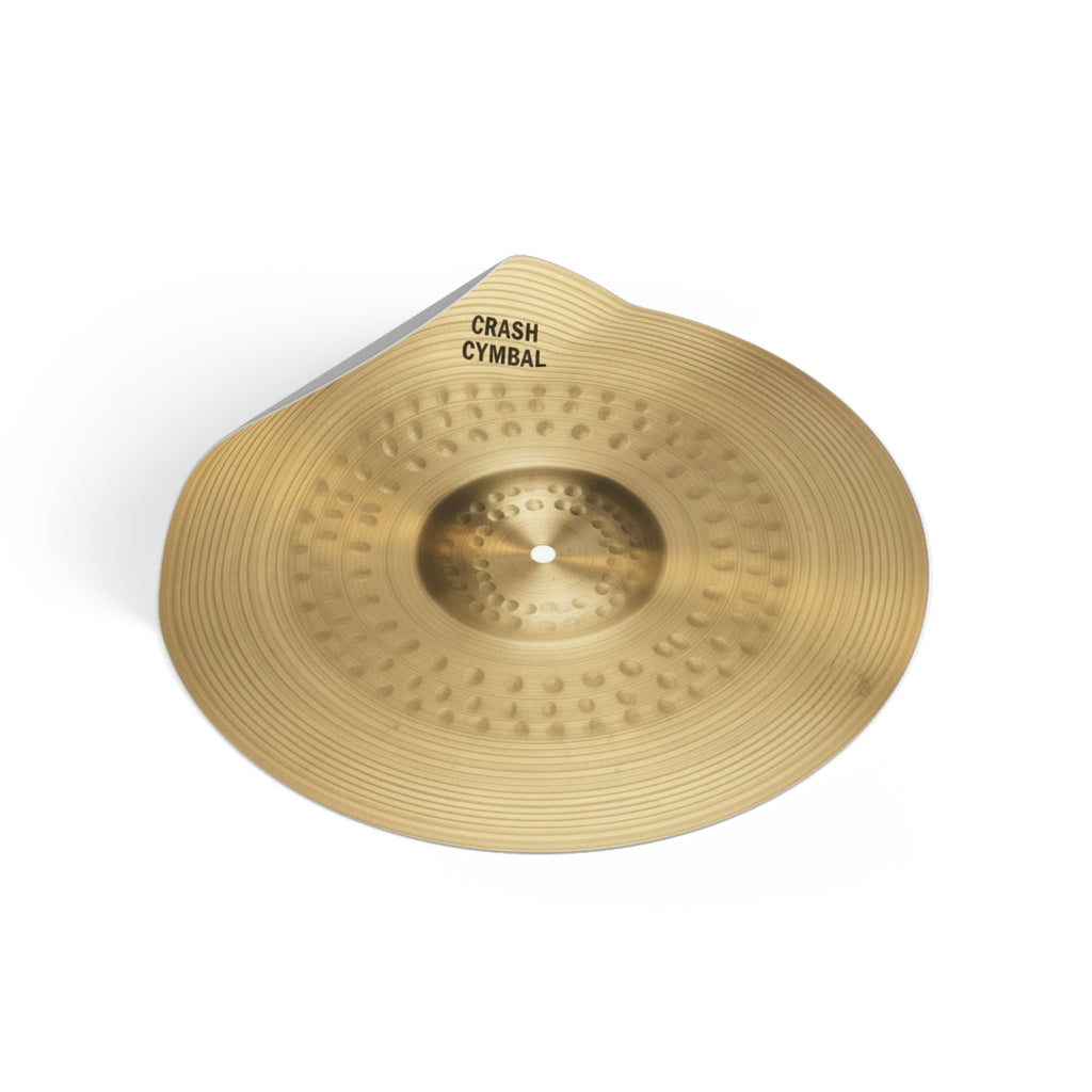 Crash Cymbal Round  Sticker