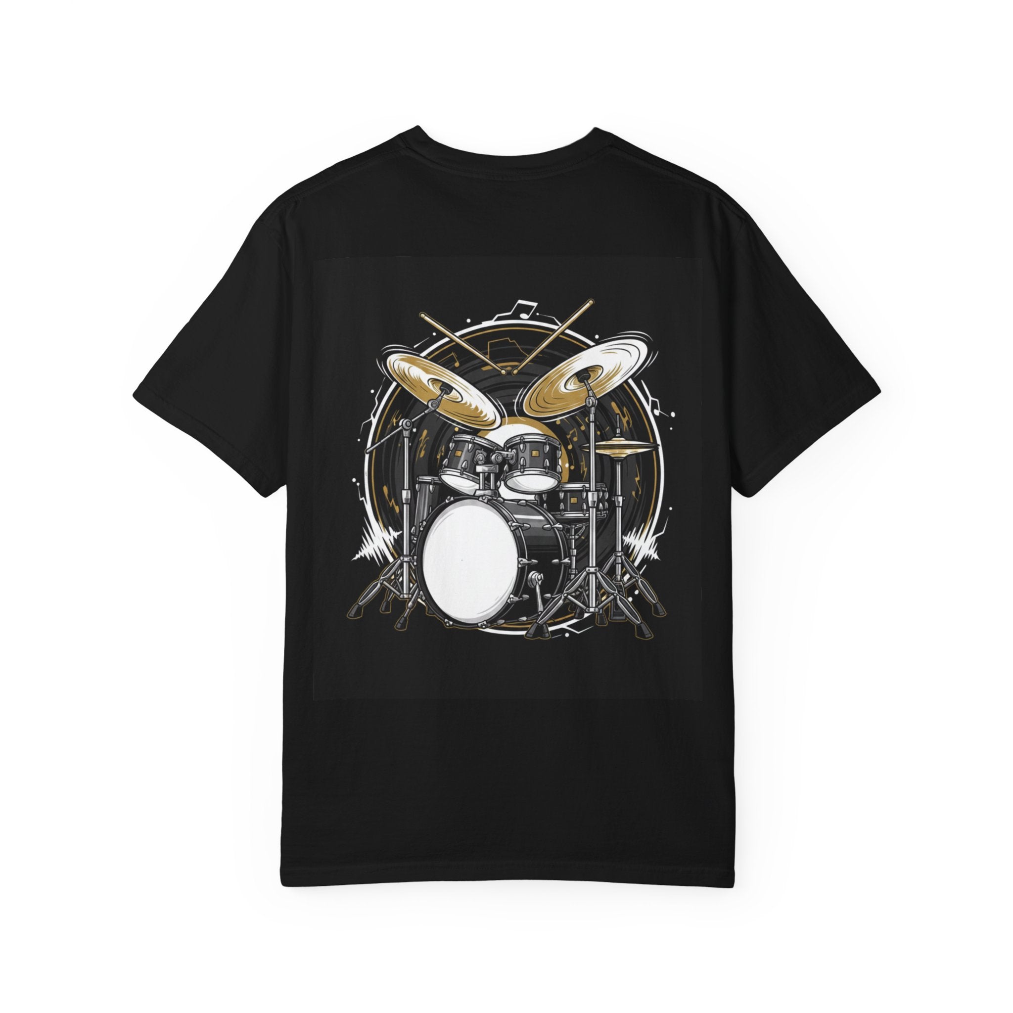 Unisex Garment-Dyed Black T-shirt
