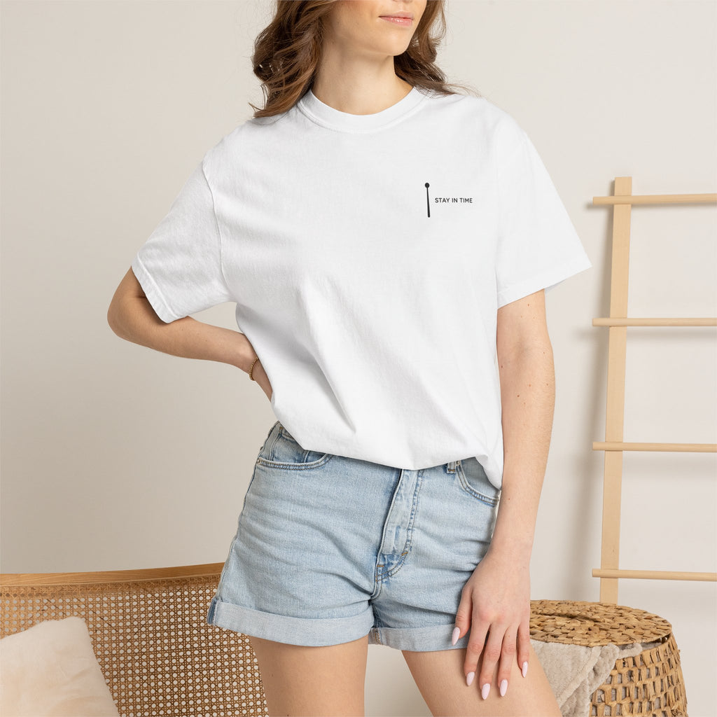 Unisex Garment-Dyed White T-shirt