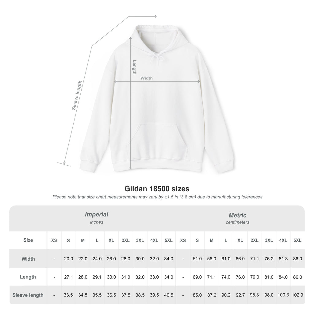 Unisex Drummer Silhouette Hoodie — Black