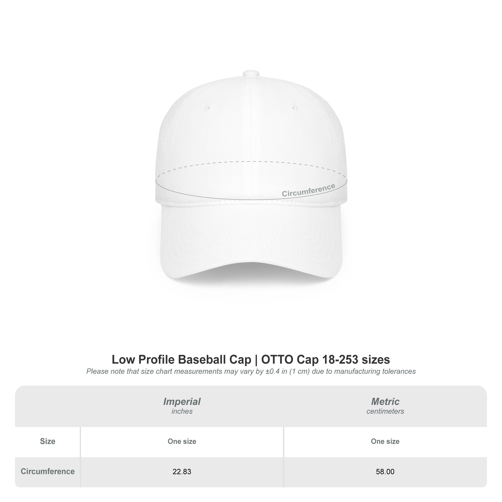 Baseball Cap — “Keep it simple.”