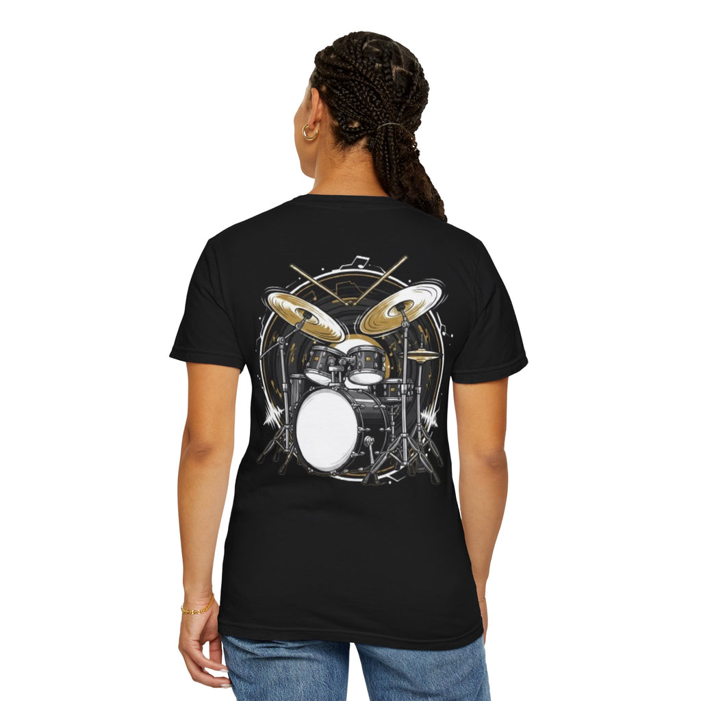 Unisex Garment-Dyed  Black T-shirt