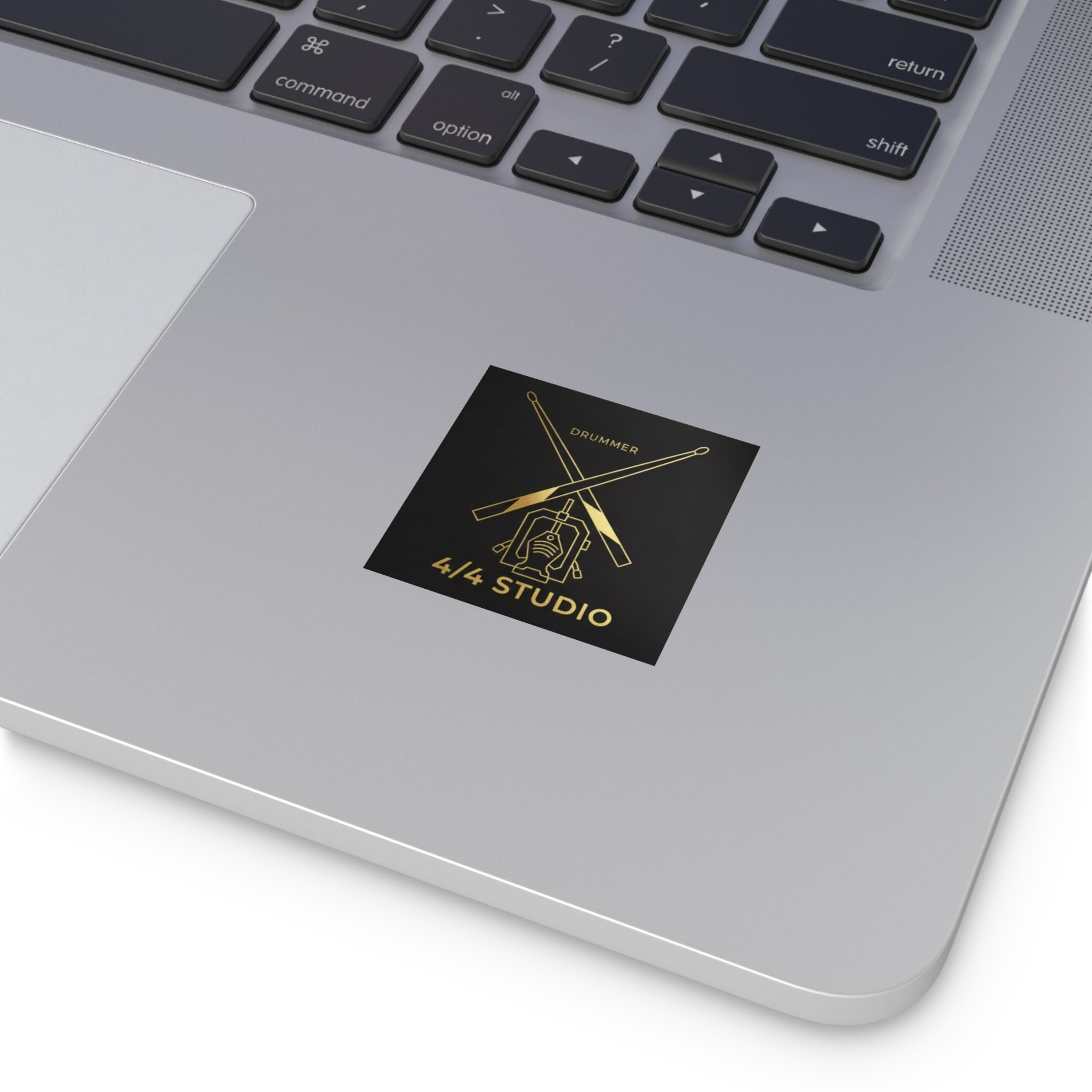 Drummer Square  Sticker