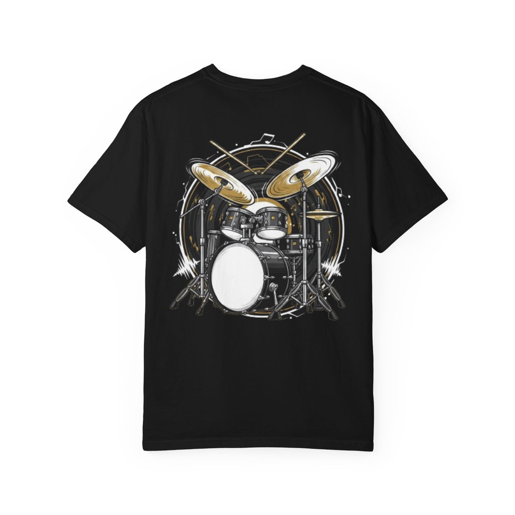 Unisex Garment-Dyed  Black T-shirt